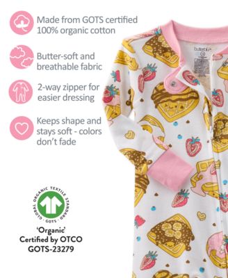 Baby Girls Cruz Cotton Snug-Fit Footed Pajamas