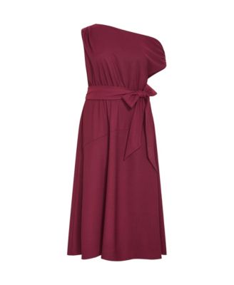 Plus Size Kate Off Shoulder Midi Dress