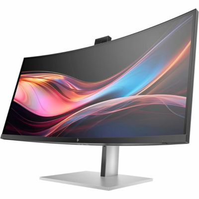 Series 7 Pro 734pm 34" 21:9 UWQHD 120Hz Curved IPS LCD HDR Conferencing Monitor, Silver