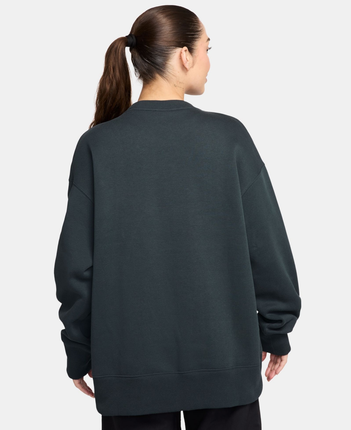 Nike Sportswear Women's Phoenix Fleece Oversized Crewneck Sweatshirt In Gray