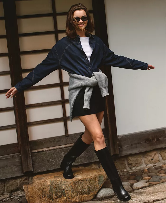 Women's Azra Twill Mini Skirt - thumbnail 8