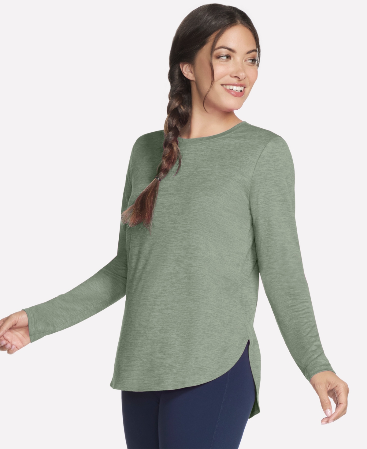 Skechers Women's Godri Swift Long-sleeve Tunic In Green