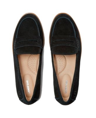 Women's Comfort Lug Sole Suede Loafers