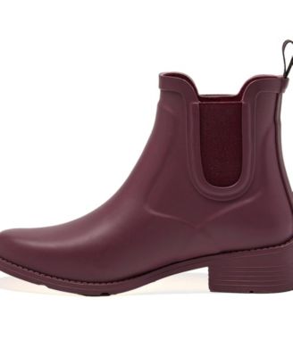 Women's Rubber Chelsea Rain Boots