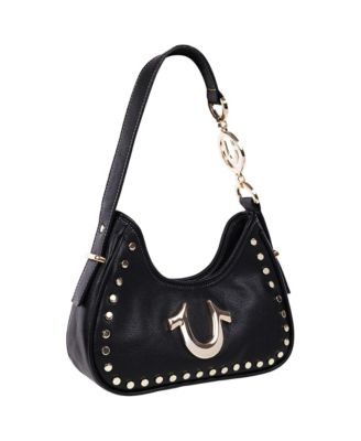 Studded Pebble Hobo Bag