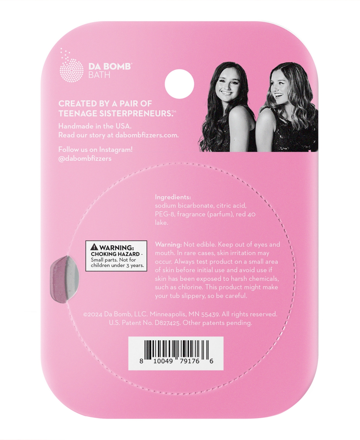 Da Bomb Rudolph Star Bath Bomb, 2.85 Oz. In Transparent