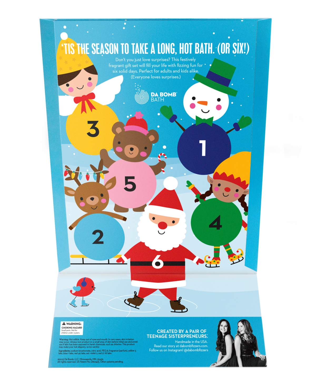 Da Bomb 6-pc. Merry Fizzmas Bath Bomb Set, 5 Oz. In Transparent