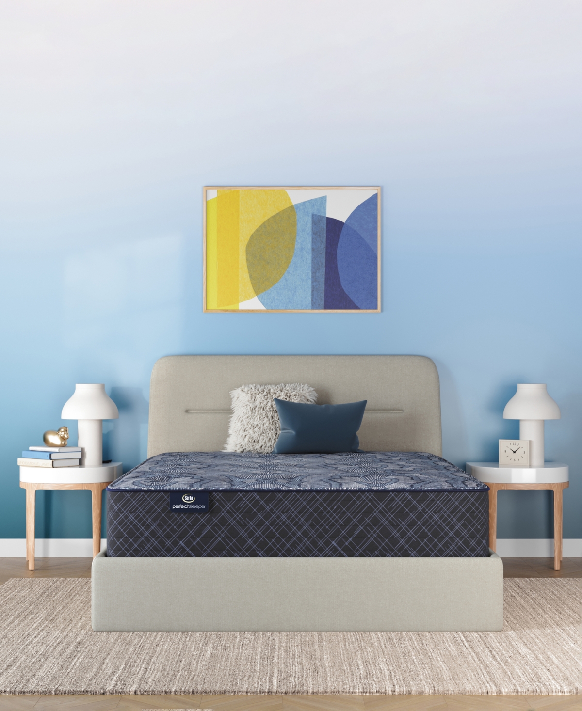 Serta Perfect Sleeper Osiria Rose 13 Plush Tight Top Mattress Collection In Blue