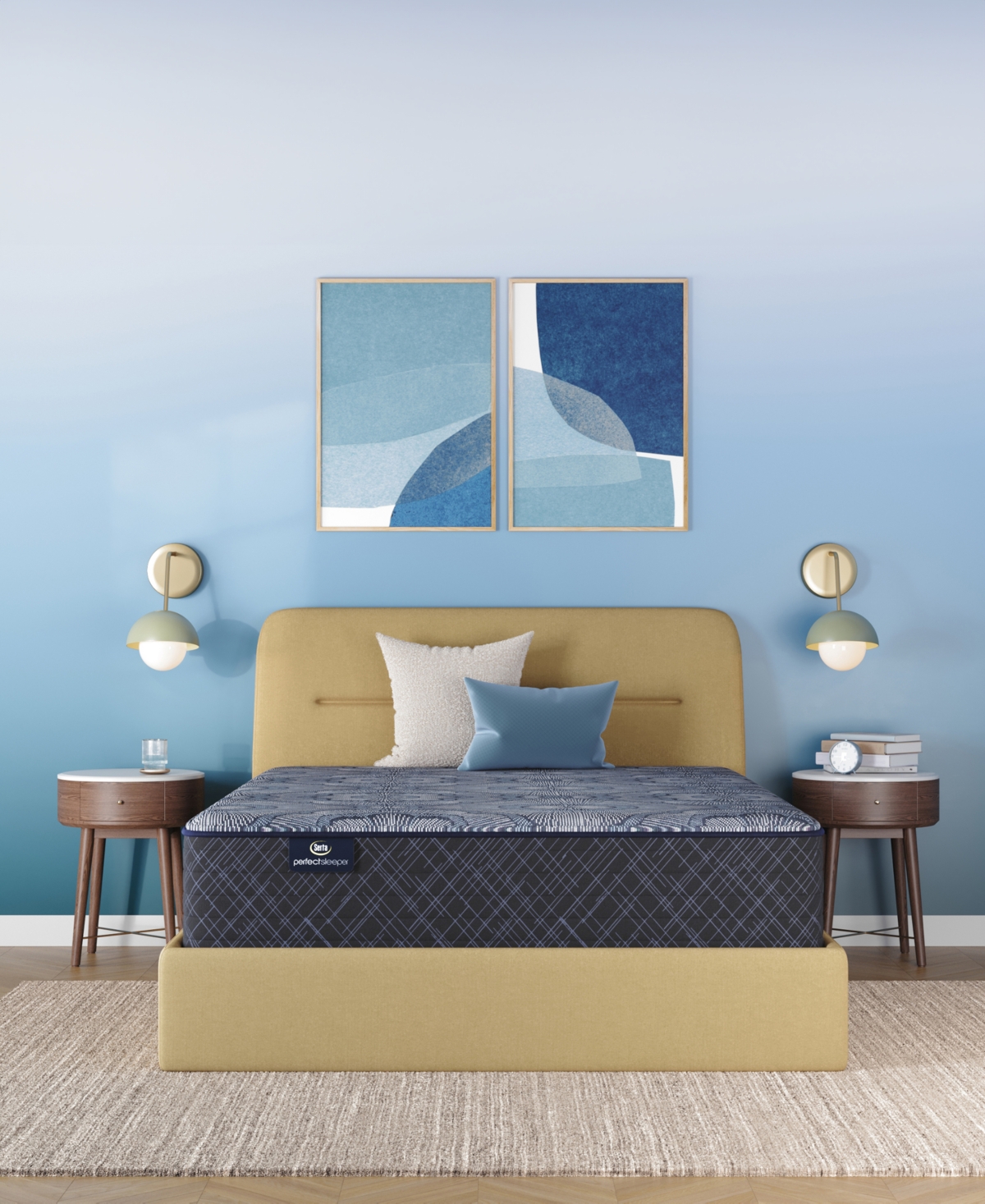Serta Perfect Sleeper Tundra Valley 14 Firm Hybrid Tight Top Mattress Collection In Transparent
