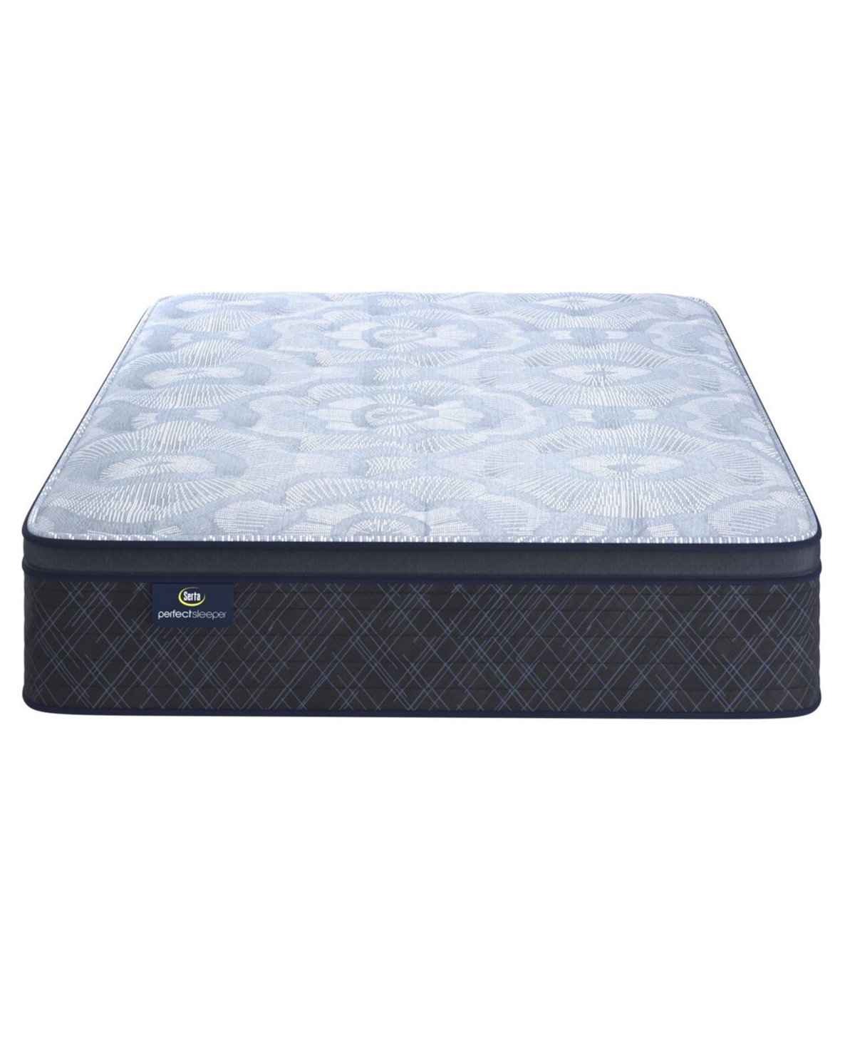 Serta Perfect Sleeper Iceland Poppy 14" Plush Pillow Top Mattress Set, Full In Transparent