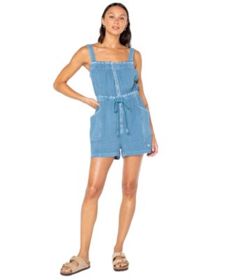 Women's On Beach Time Woven Jumpsuit