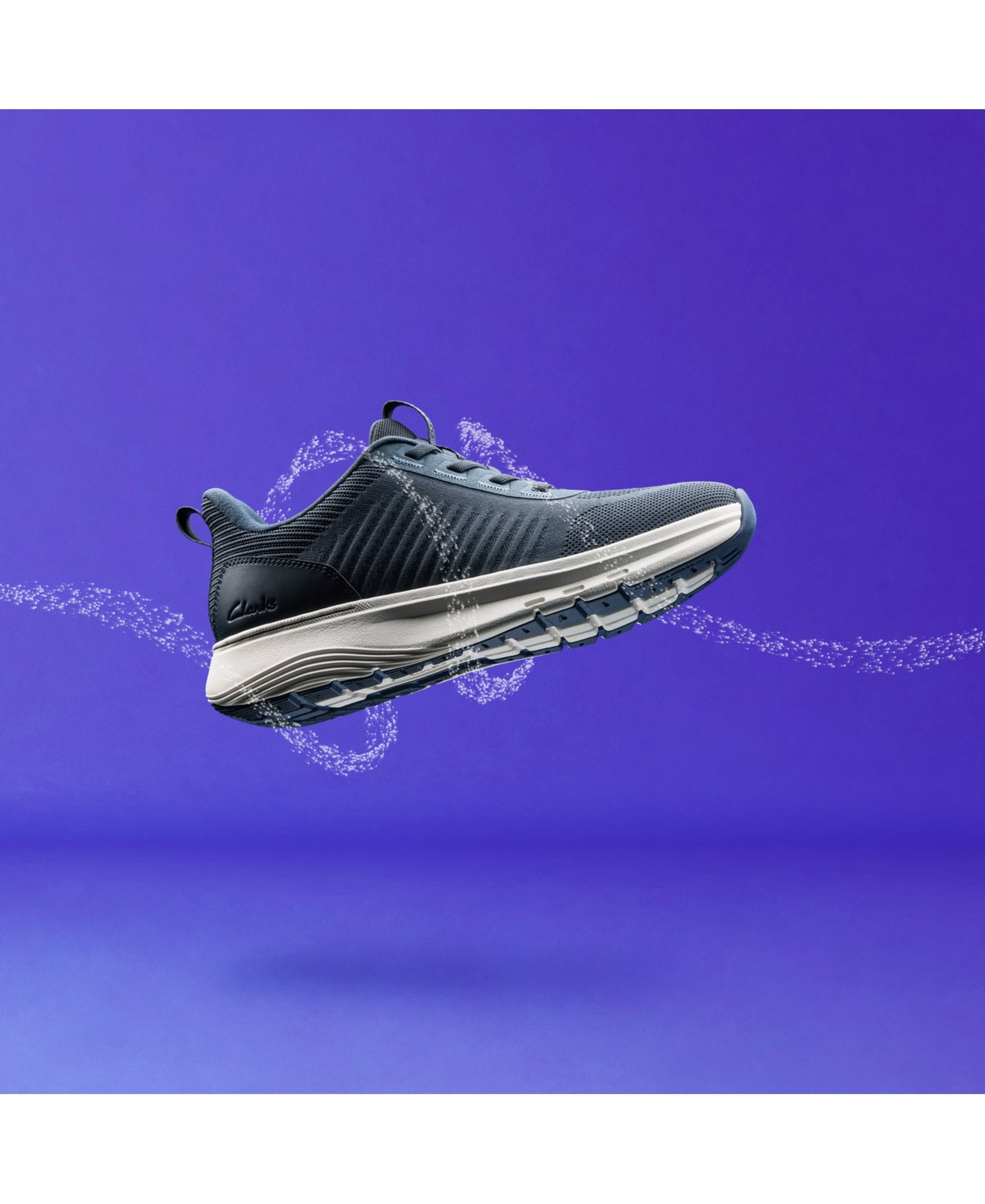 Clarks Men's Motion Trek Lt Casual Lace Up Sneakers In Black