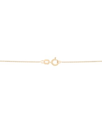 Diamond Dog Mama Design Necklace (1/5 ct. t.w.) in 10K Yellow Gold