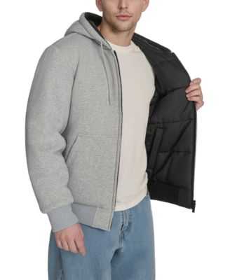Men's Reversible Hooded Bomber Jacket