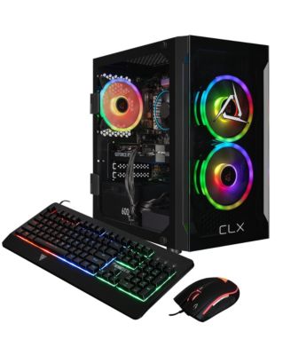 SET Gaming PC - Intel Core i5 14400F 2.5GHz 10-Core, 32GB DDR5 Memory, GeForce RTX 5060 8GB GDDR7 Graphics, 2TB SSD, WiFi, Windows 11 Home 64-bit