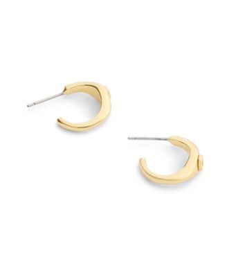Signature Signet Huggie Earrings