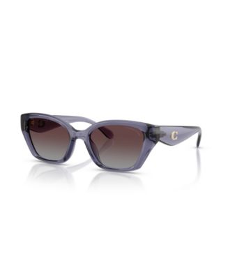 Coach Women's Polarized Sunglasses, CBY91 - Macy's