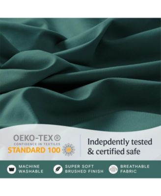 4-PC Silky Soft Cooling Deep Pocket Sheet Set, King