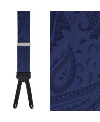 Men's Banbury Tone on Tone Paisley Silk Formal Suspenders