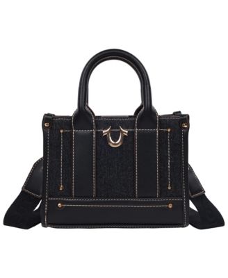 Denim Logo Strap Mini Tote