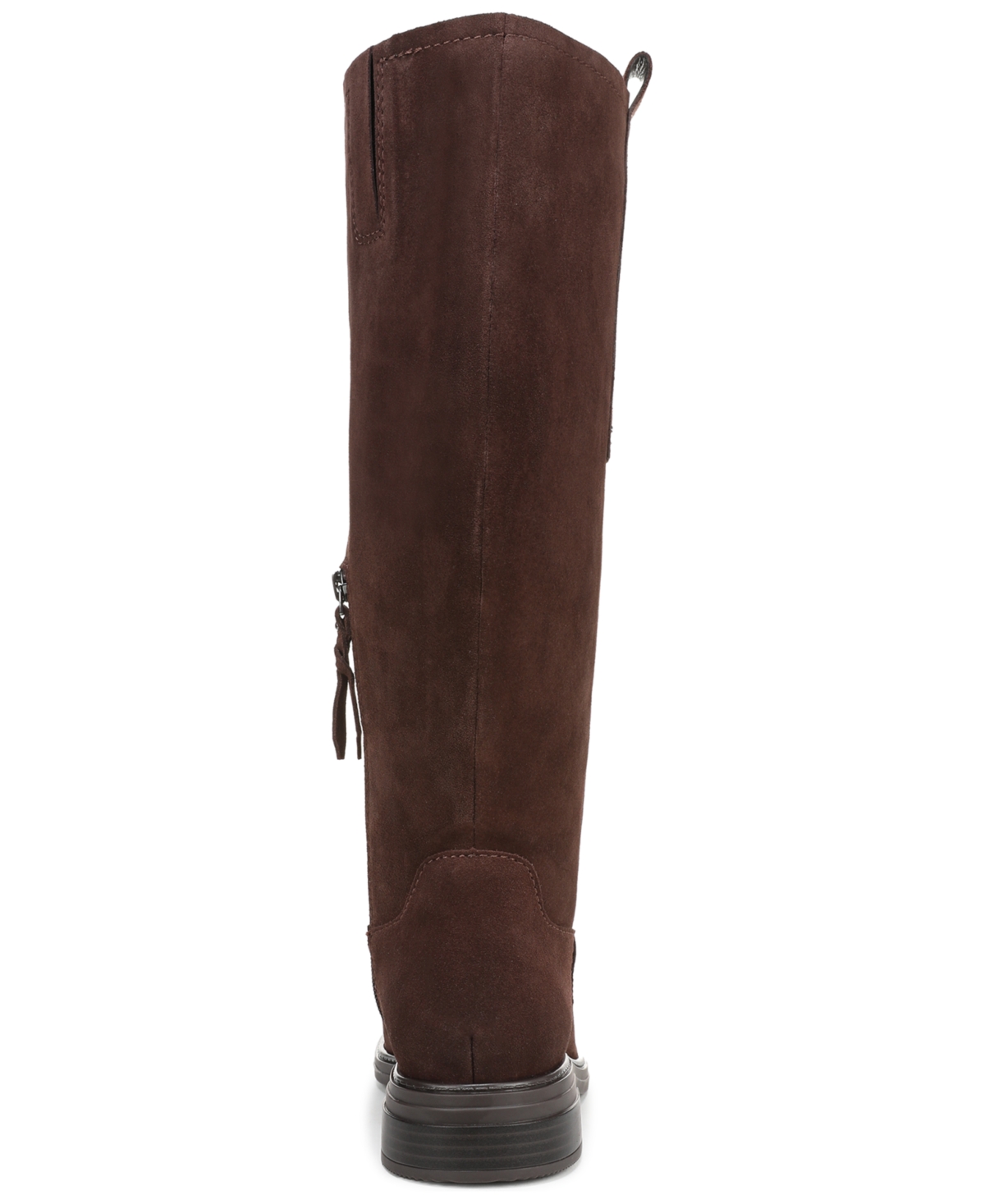 Naturalizer Women's Ontime Extra Wide Calf Zip Tall Boots In Brown