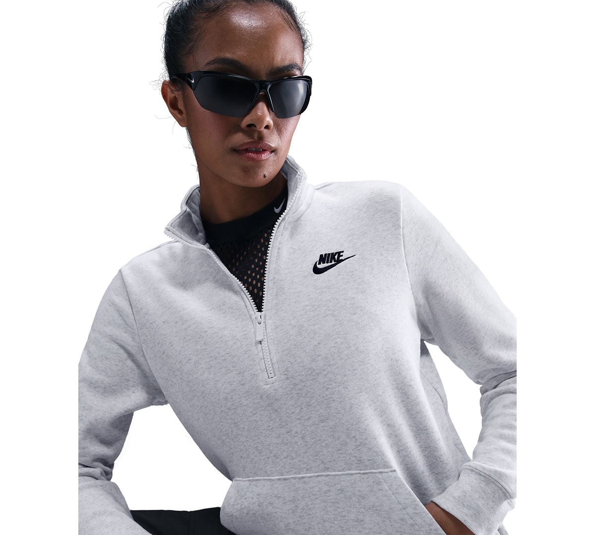 Nike Women's Sportswear Club Fleece 1/2-Zip Sweatshirt