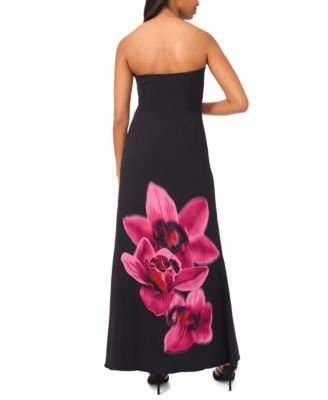 Women's Strapless Maxi Dress