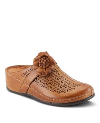 Lilybean Open Back with Genuine Leather Upper