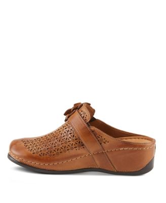 Lilybean Open Back with Genuine Leather Upper