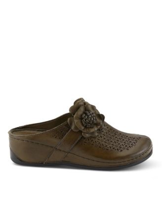 Lilybean Open Back with Genuine Leather Upper