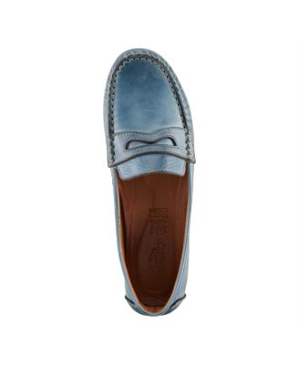 Audette Leather Moccasins with Removable Insole and Penny Keeper
