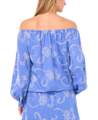 Women's Off-the-Shoulder Tie Top