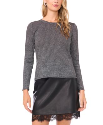 Women's Crewneck Long-Sleeve Sweater