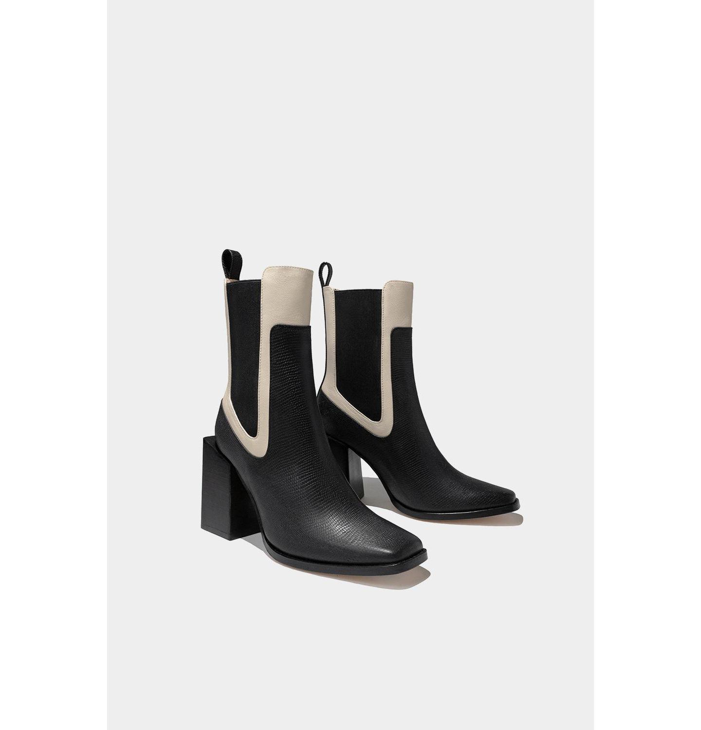 Женские ботинки Dante ' Leather Ankle Boots Adama, цвет: Чёрный — фото 6