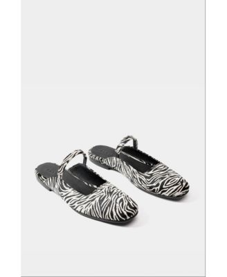 Leather Ballerinas Mara Zebra By Dante