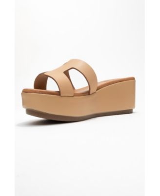 Lia Leather Platform Sandal (Women)