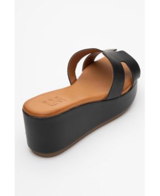 Lia Leather Platform Sandal (Women)