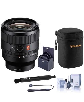 FE 50mm f/1.4 GM Lens,  Bundle with 67mm Filter Kit, Soft Lens Case and Cleaning Kit