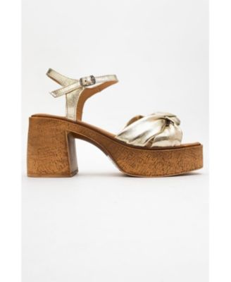 Tily Platform Wedge Leather Sandal (Women)