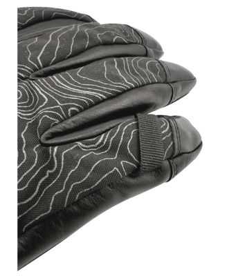 Men's Men`s Waterproof Ergo Grip Leather Palm Snow Gloves "ASPEN"