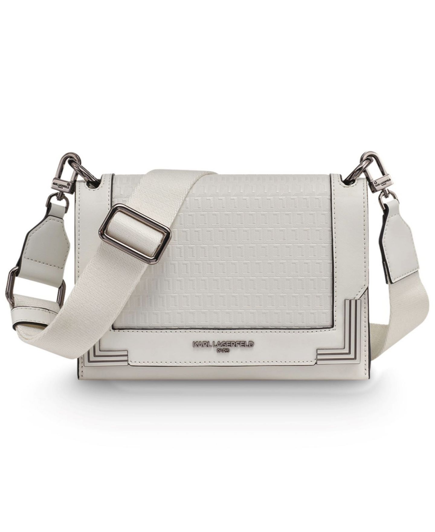 Женская сумка KARL LAGERFELD PARIS Camille Crossbody, цвет: Зимний белый — фото 1