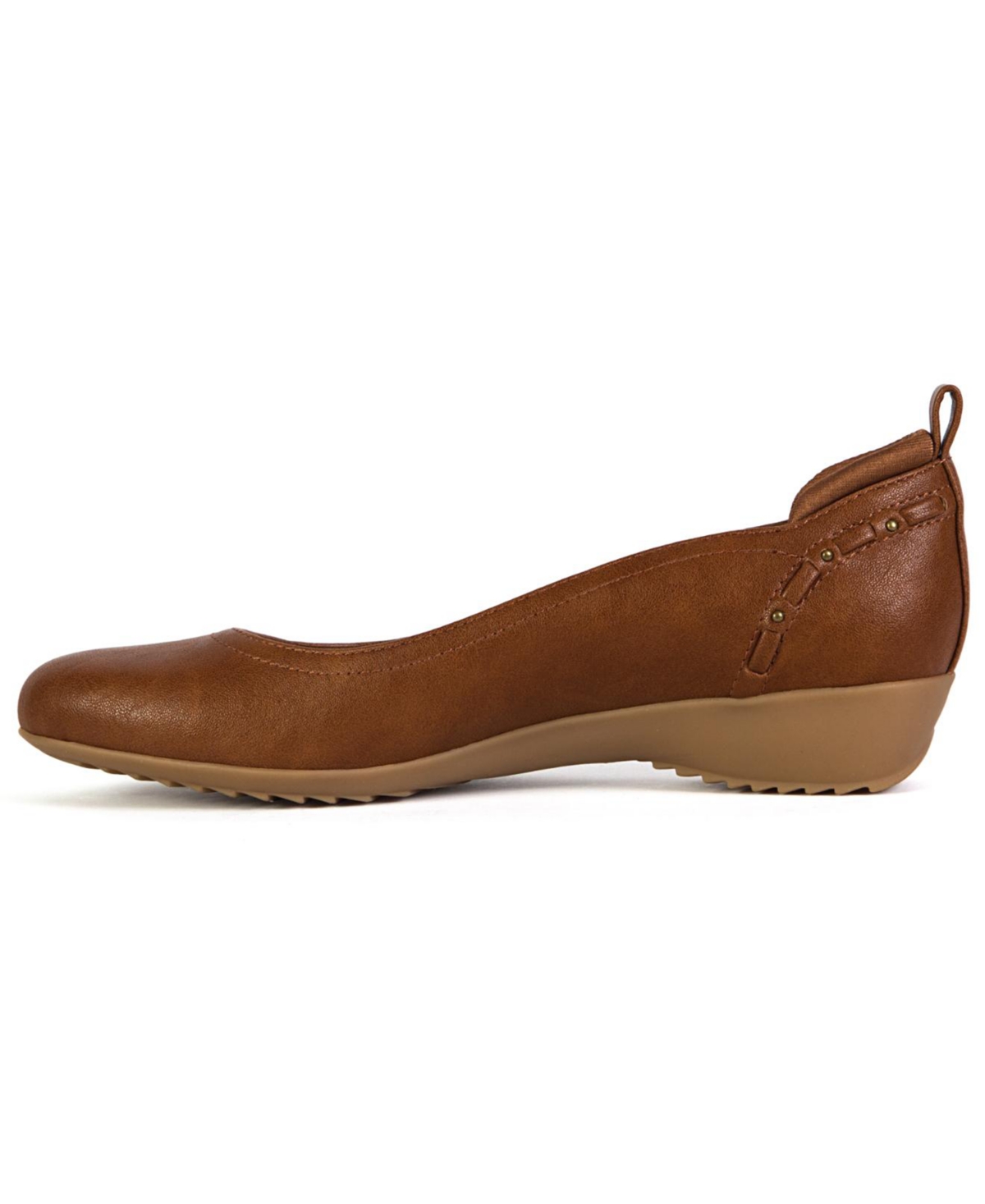 Jbu Women's Vivian Round Toe Flats In Brown