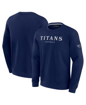 Fanatics - Men's and Women's Navy Tennessee Titans Elements Unlimited Fleece Pullover Sweatshirt