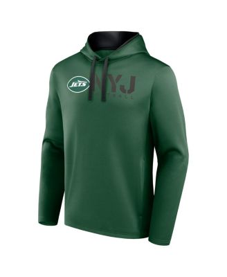 Men's Green New York Jets Head Start Pullover Hoodie