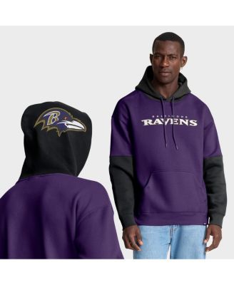 Fanatics - Men's Purple Baltimore Ravens Helmet Pullover Hoodie