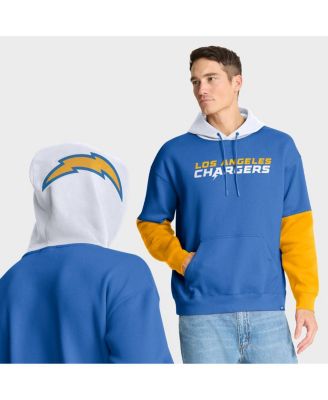 Fanatics - Men's Powder Blue Los Angeles Chargers Helmet Pullover Hoodie