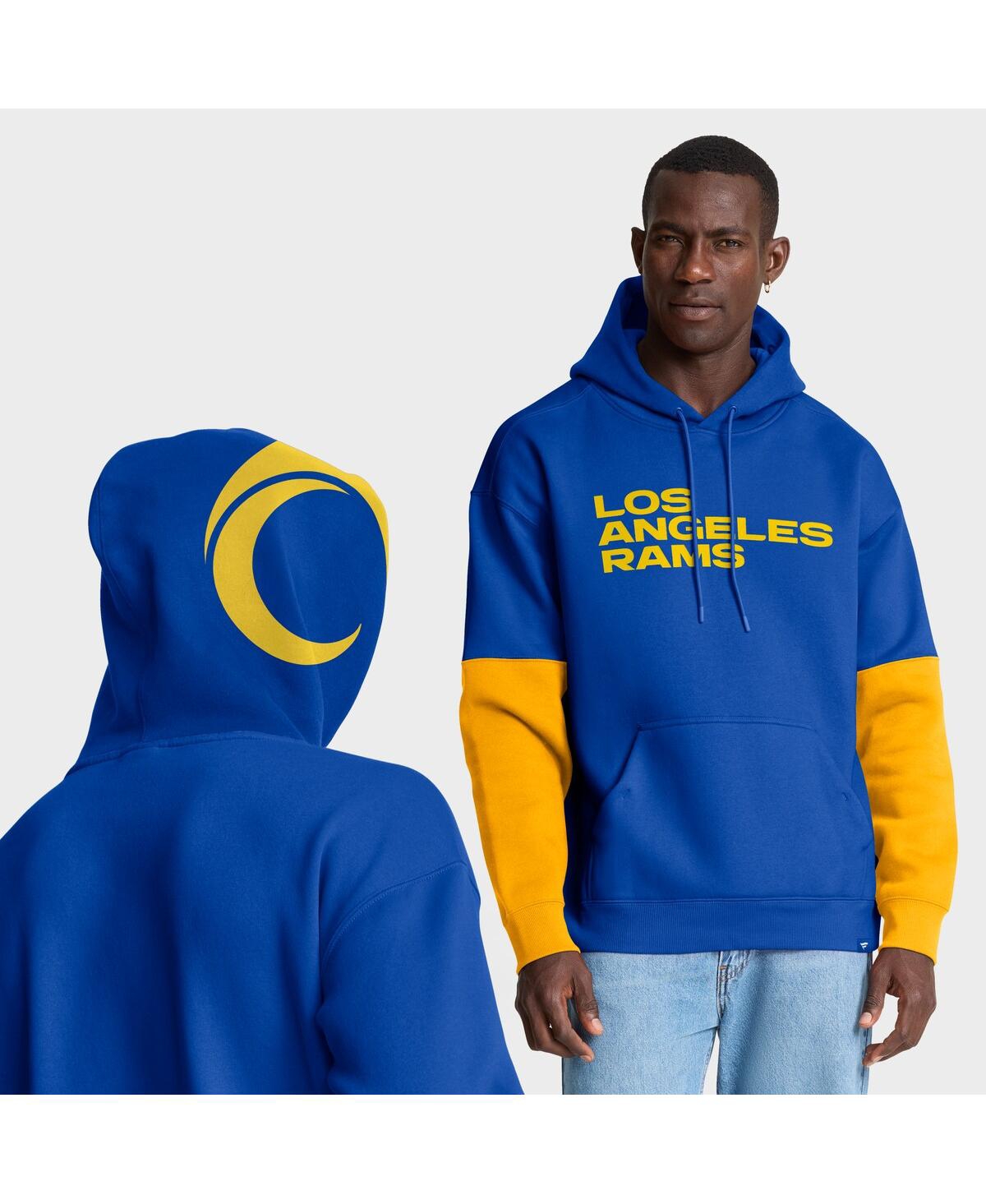 Fanatics Men's Royal Los Angeles Rams Helmet Pullover Hoodie