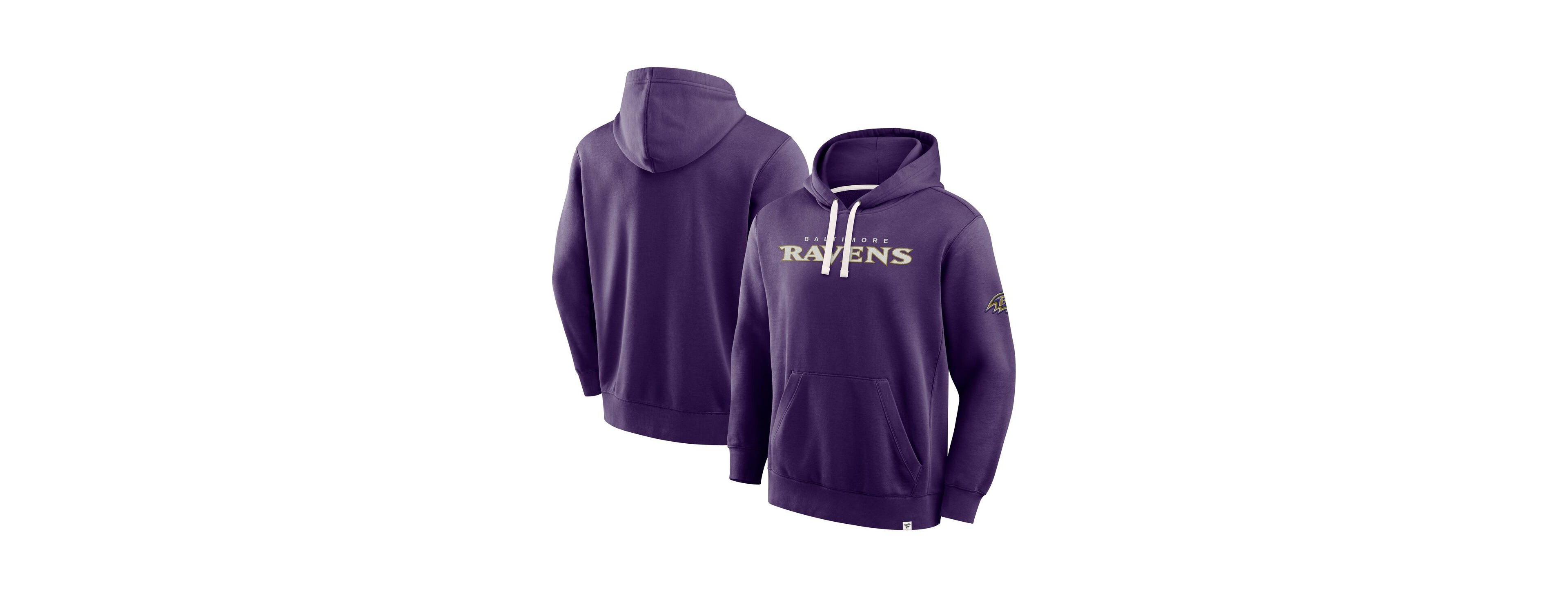 Fanatics Men's Purple Baltimore Ravens New Horizons Heritage Pullover Hoodie