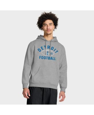 Fanatics - Men's Heather Gray Detroit Lions Fumblerooski Legacy Pullover Hoodie
