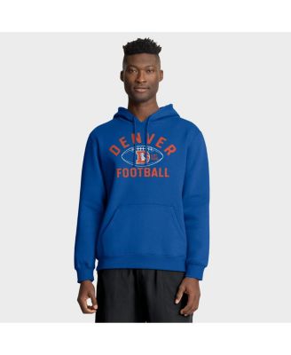 Fanatics - Men's Royal Denver Broncos Fumblerooski Legacy Pullover Hoodie